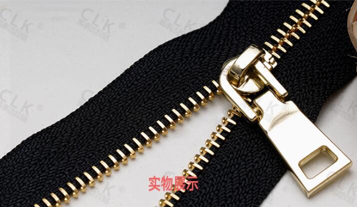3#5#8#Metal Swiss tooth zipper